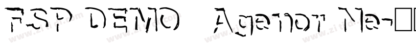 FSP DEMO   Agenor Ne字体转换